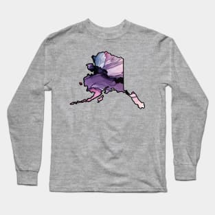 Pink Alaska Long Sleeve T-Shirt